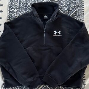 Under Armour Black Half-Zip Sweatshirt